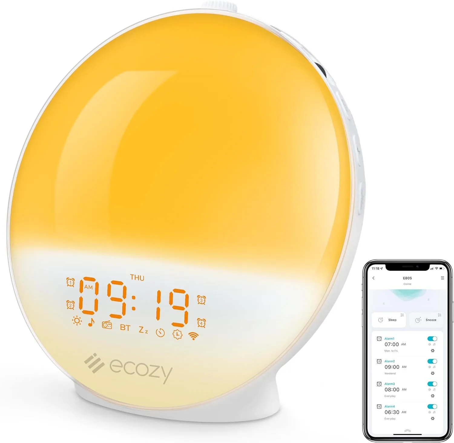 Sunrise/Sunset Alarm Light